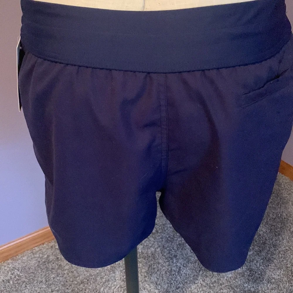 Croft & Barrow Swim Bottoms, Navy Blue, Size Small